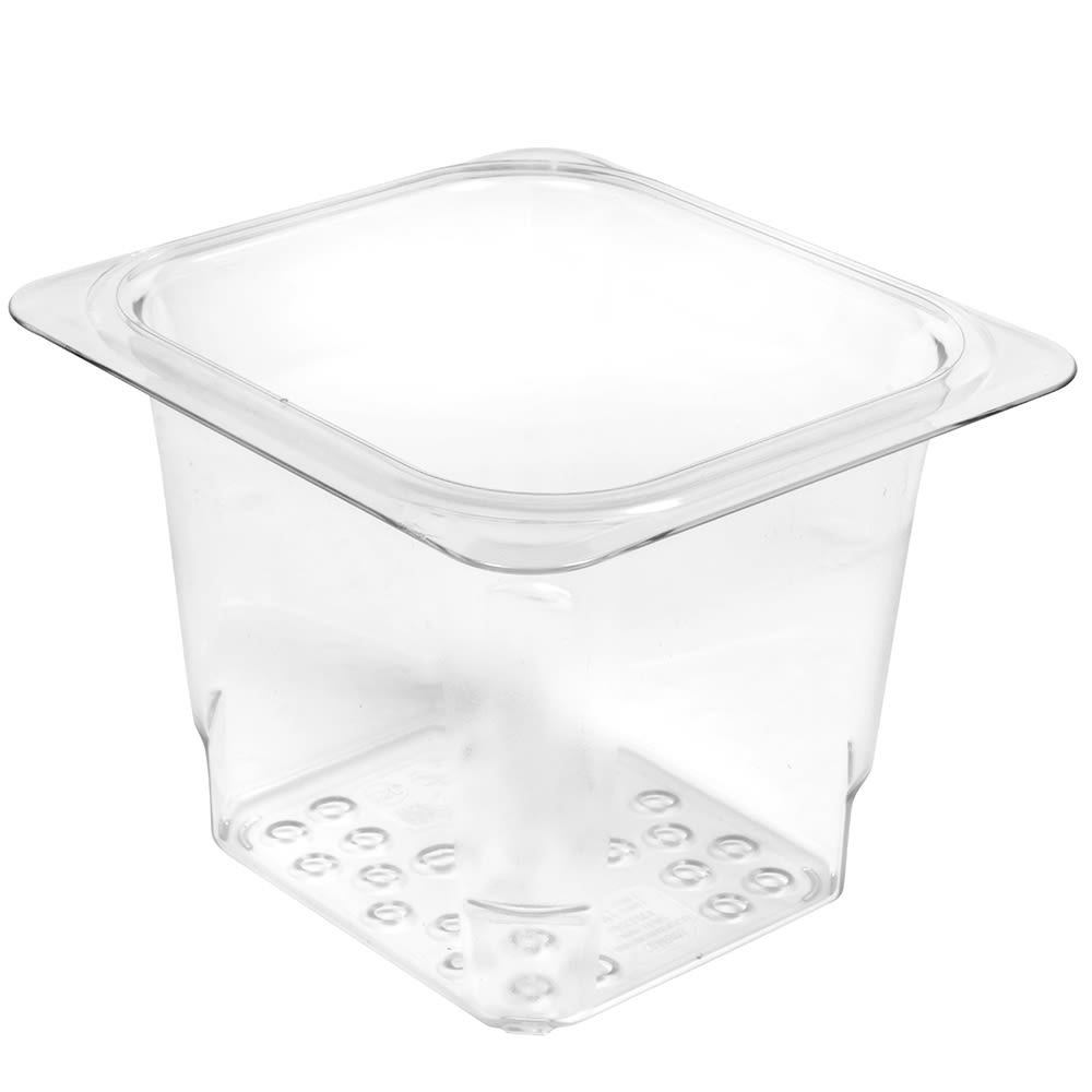 144-65CLRCW135 Camwear Colander - 1/6 Size, 5"D, Clear