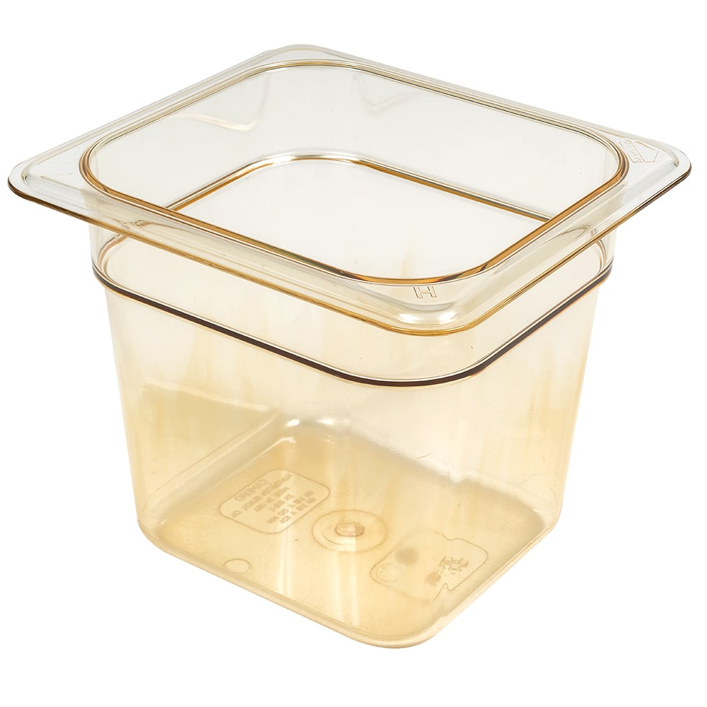 144-66HP150 6"D Sixth Size High Temp Food Pan - Non-Stick