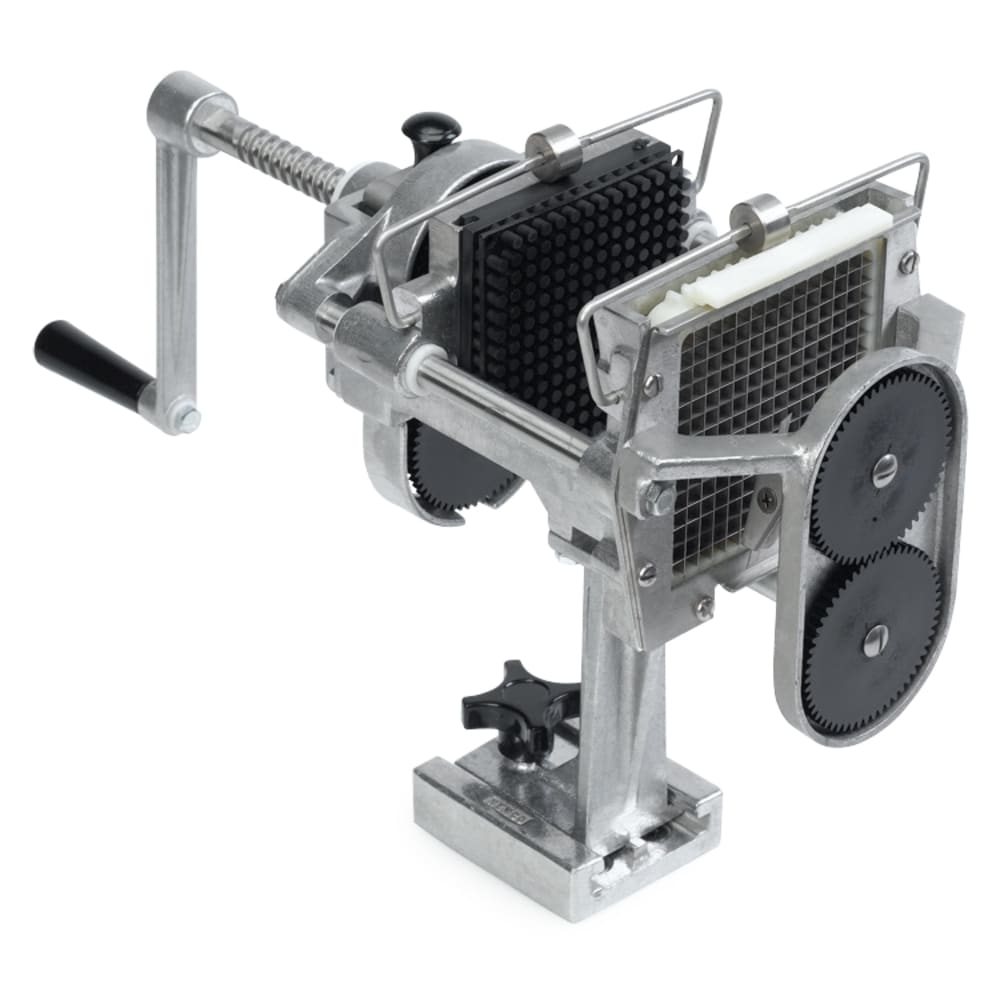 128-N55100E 2 Way Vegetable Cutter w/ 3 1/2" Round Capacity & 1/4 x 1/4 x 1/4", Sta...