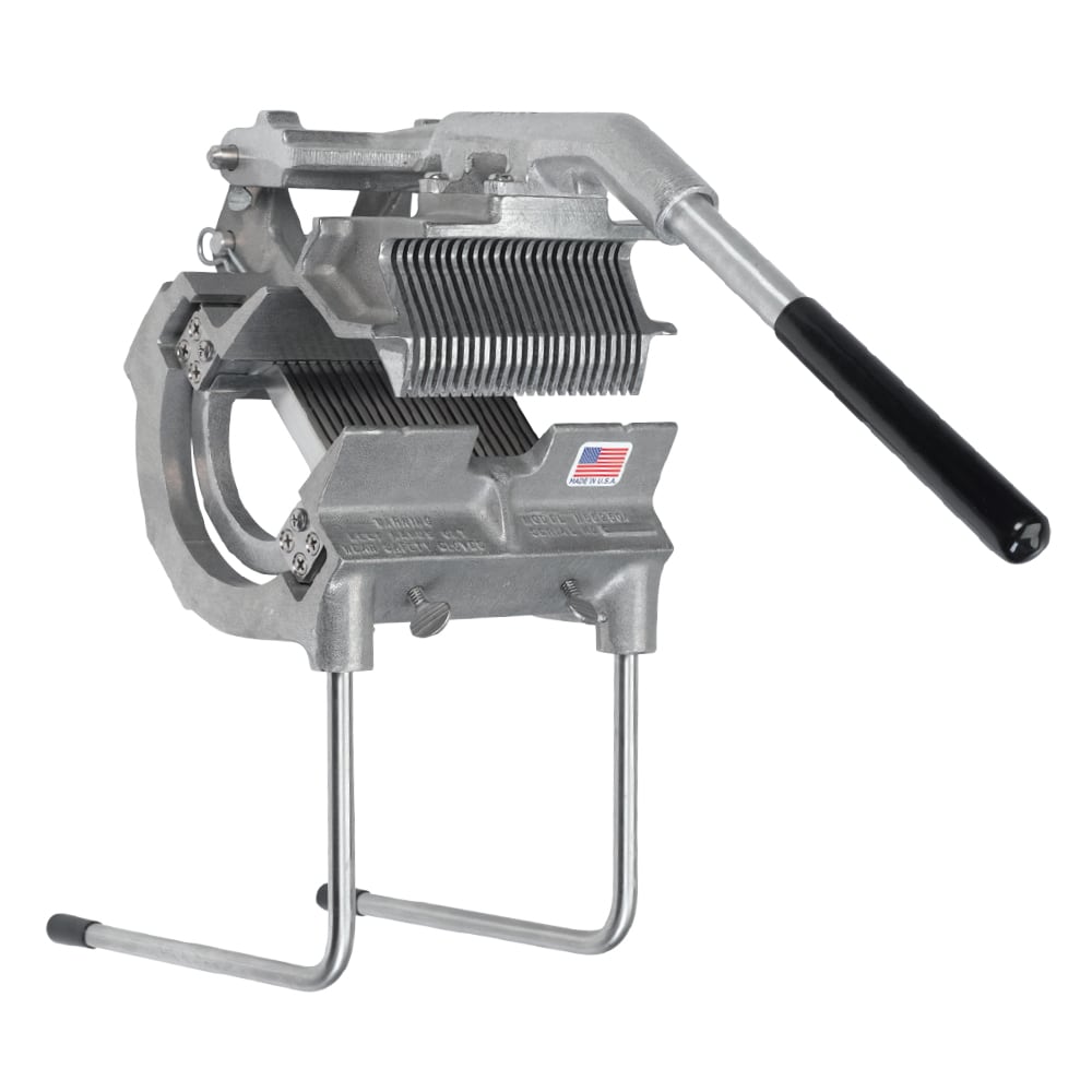 128-N55250A Aluminum Food Slicer, 3/16" Blade, Green Onions, Manual