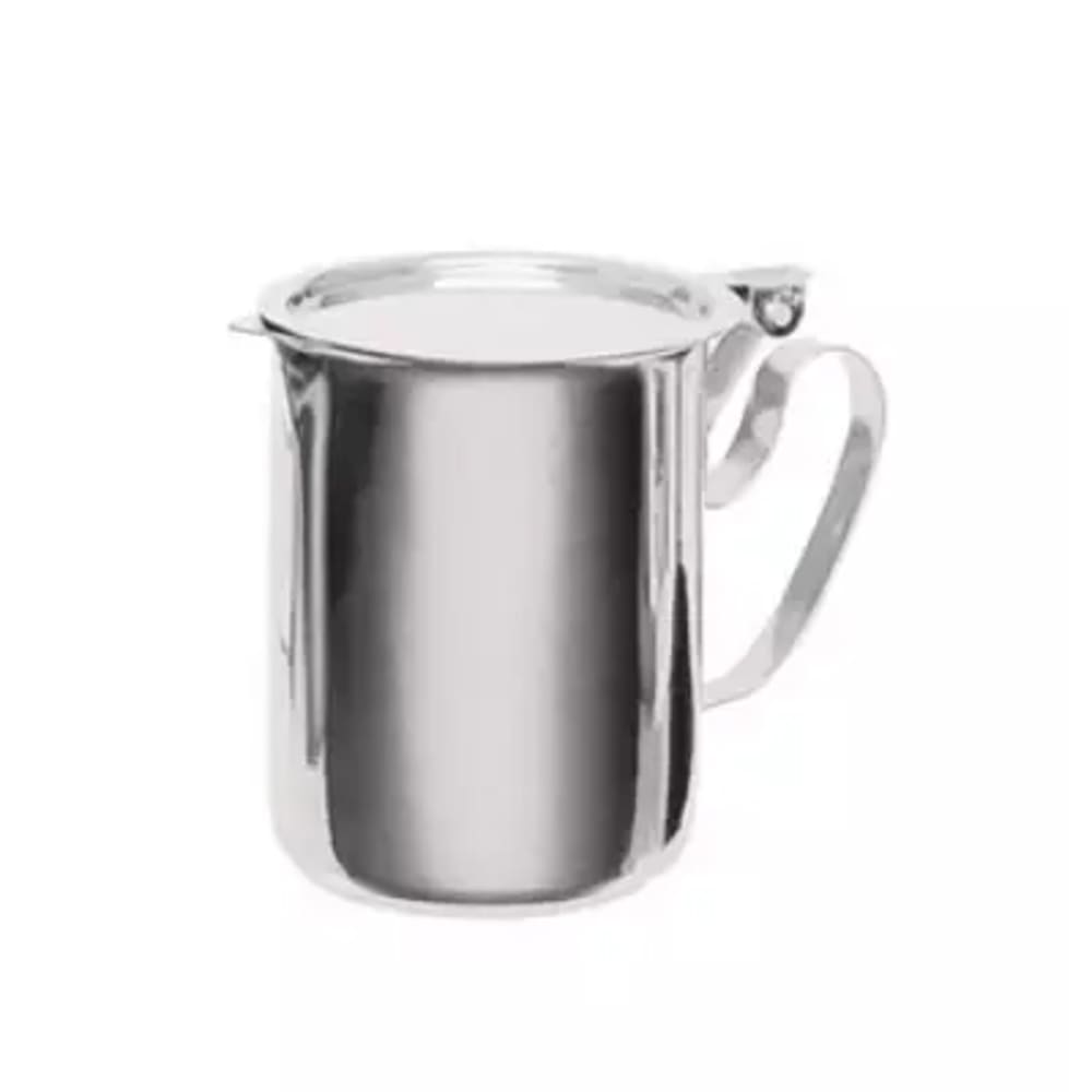 370-SS10 10 oz Economy Creamer - Flat Lid, Stainless