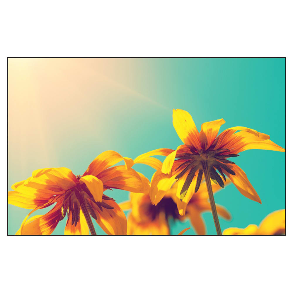 Accuform Signs LPM105X Disposable Work Mat w/ Adhesive Backing - 12 1/2" x 19 1/2", Plastic, Sun Flowers