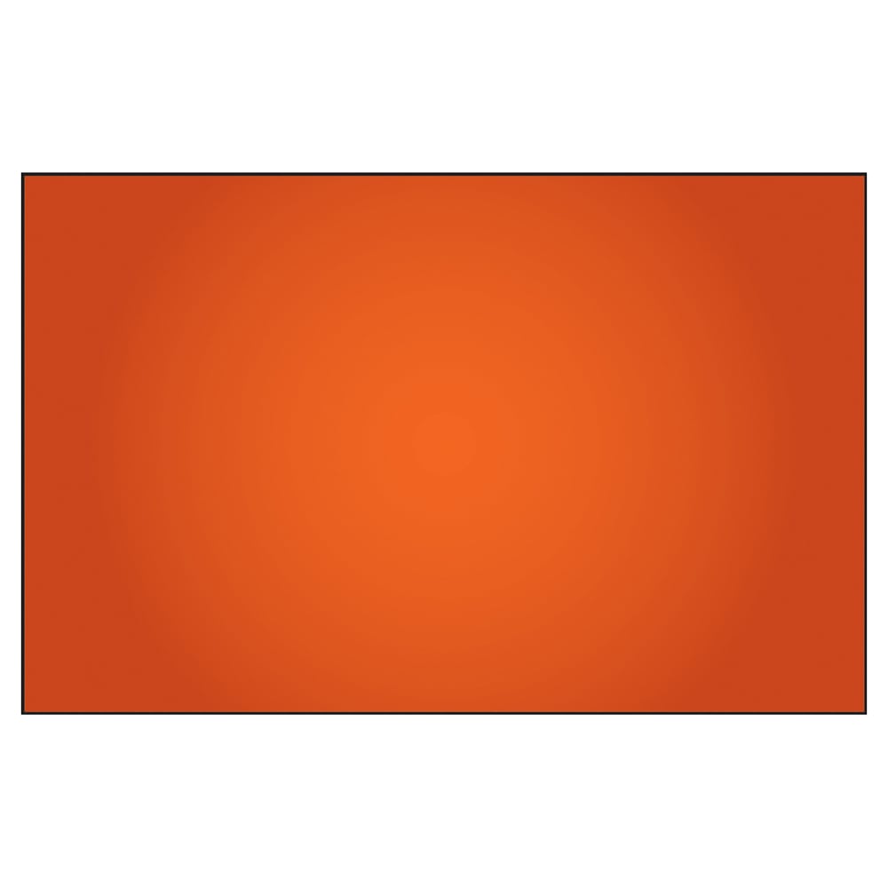 Accuform Signs LPM144X Disposable Work Mat w/ Adhesive Backing - 12 1/2" x 19 1/2", Plastic, Orange