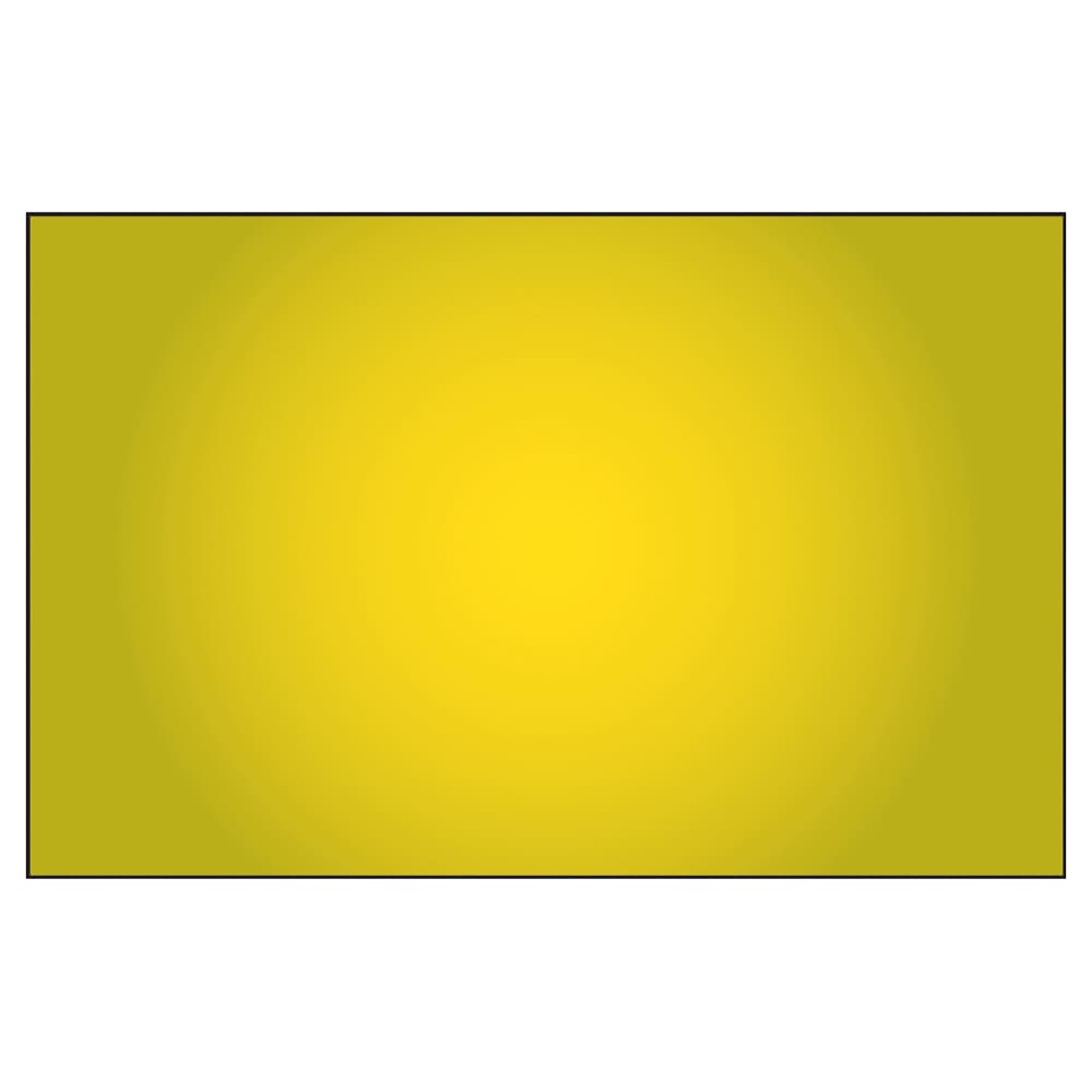 Accuform Signs LPM145X Disposable Work Mat w/ Adhesive Backing - 12 1/2" x 19 1/2", Plastic, Yellow