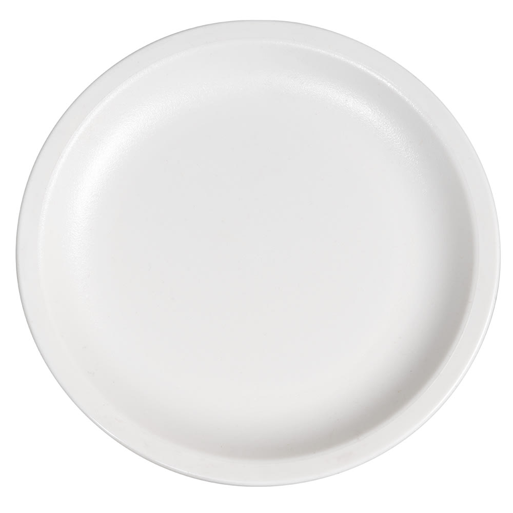 144-55CWNR148 5 1/2" Round Plastic Plate, White