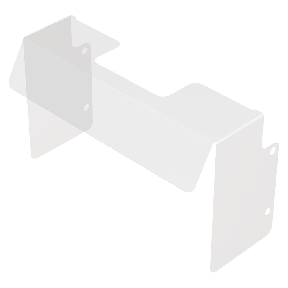 942-826645 30"W Valve Guard w/ Side Guards for IBD 4500 Series Dispensers - Plastic, Clear