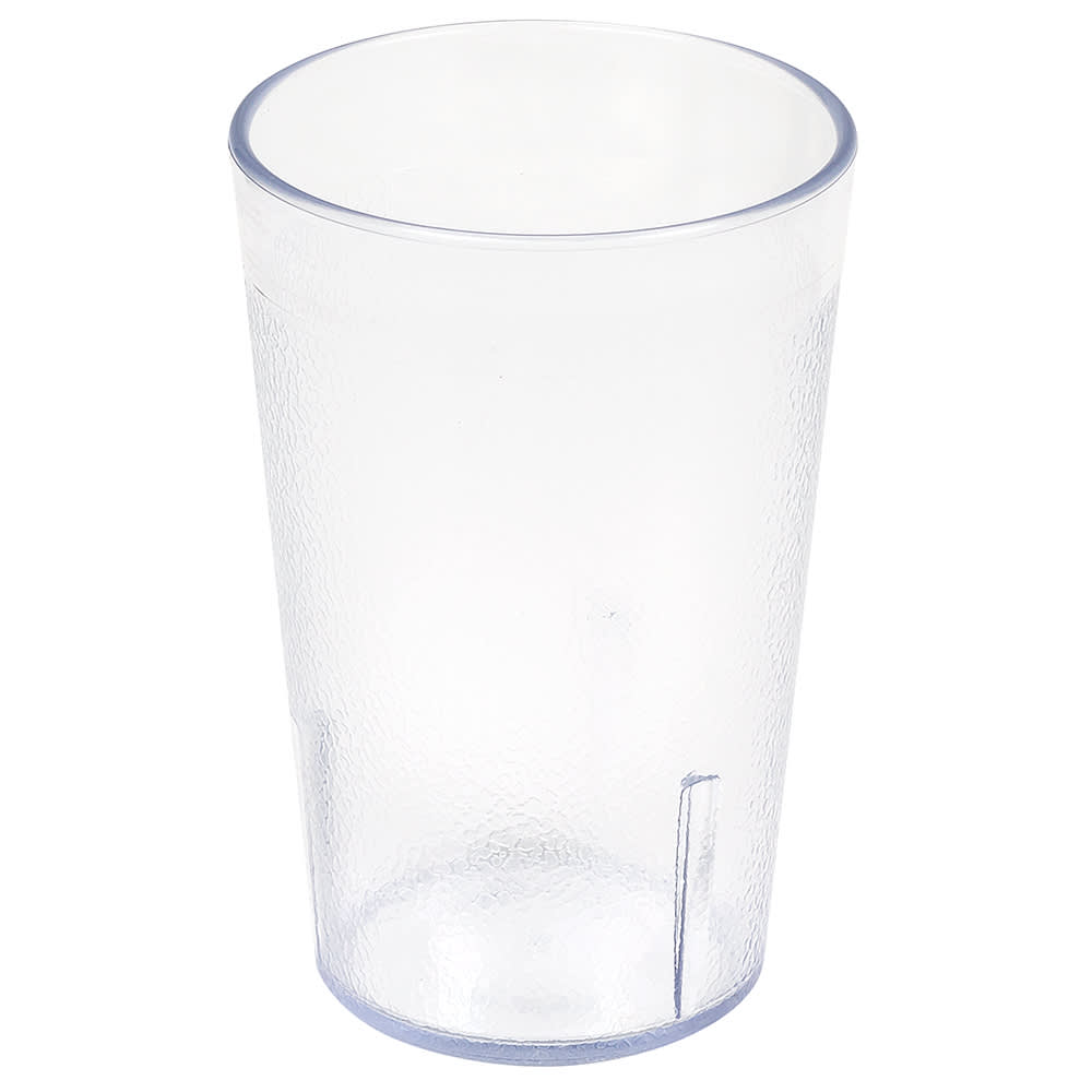 144-500P2152 5 1/5 oz Clear Textured Plastic Tumbler