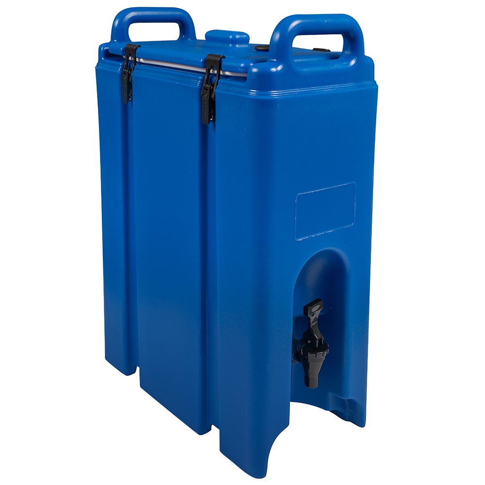 144-500LCD186 5 gal Camtainer® Insulated Beverage Dispenser, Navy Blue