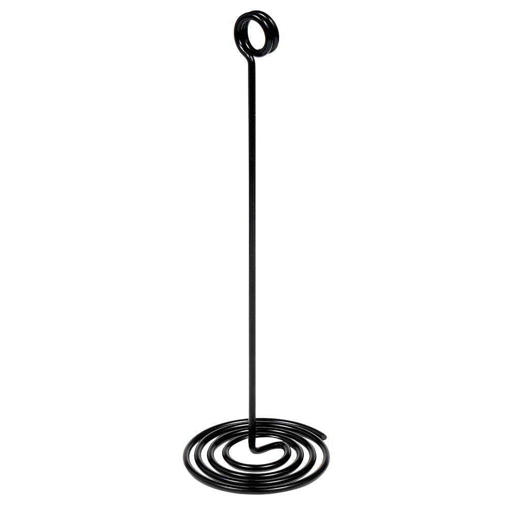 166-NSB12 12" Number Card Holder - Steel, Black