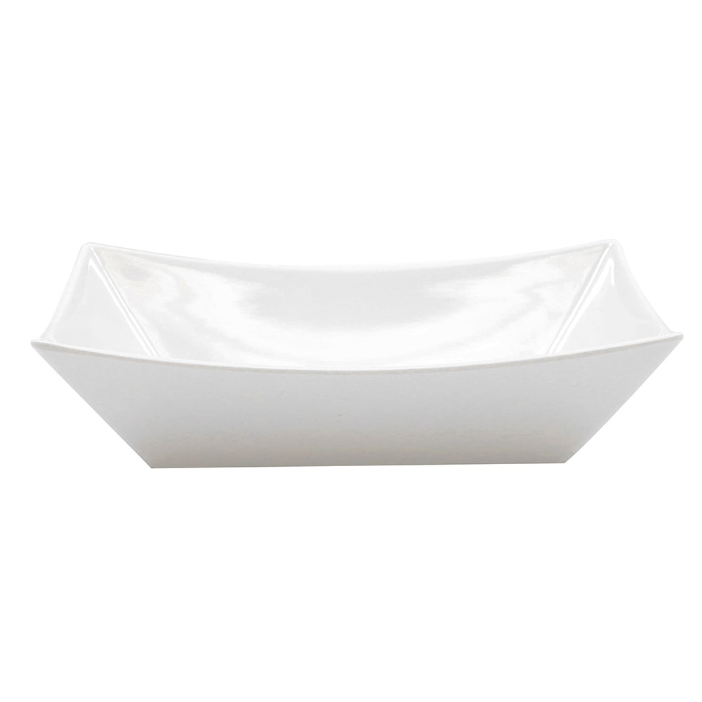 229-12350002  8 1/2" x 5 3/4" Rectangular Better Burger™ Tray - Melamine, White