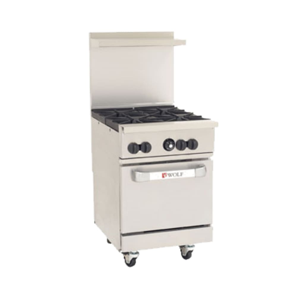 290-C24S4BNG 24" 4 Burner Gas Range w/ Standard Oven, Natural Gas