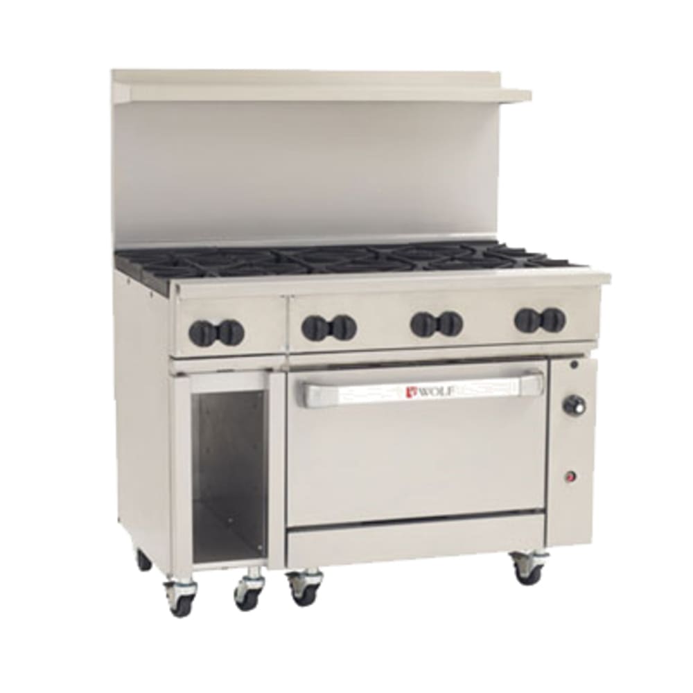 290-C48S8BLP 48" 8 Burner Gas Range w/ Standard Oven, Liquid Propane