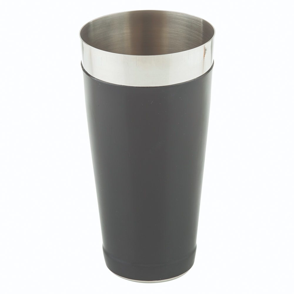 229-10372 28 oz Stainless Bar Cocktail Shaker, Black