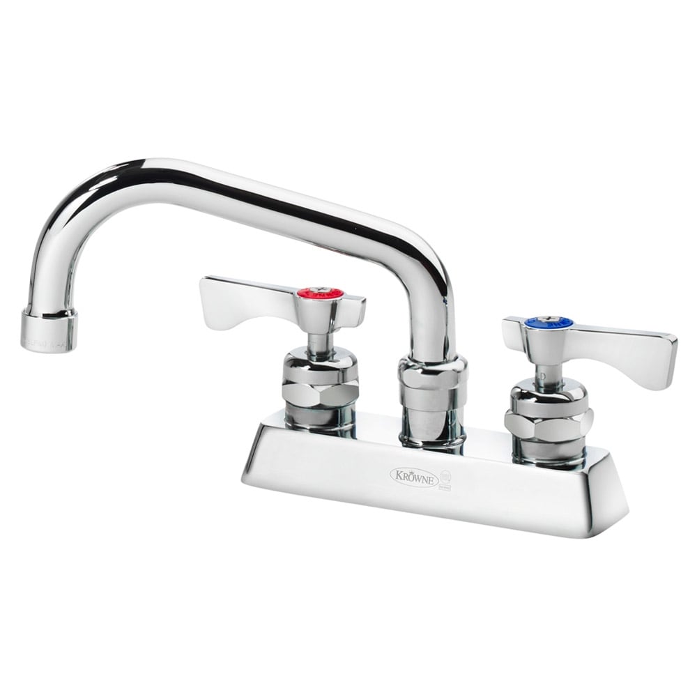 381-15306L Deck Mount Faucet - 6" Swing Spout, 4" Centers