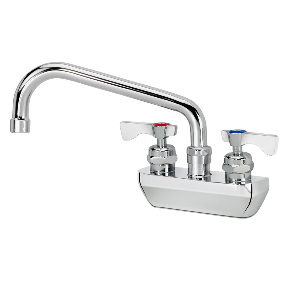 381-14408L Splash Mount Faucet - 8" Swing Spout, 4" Centers