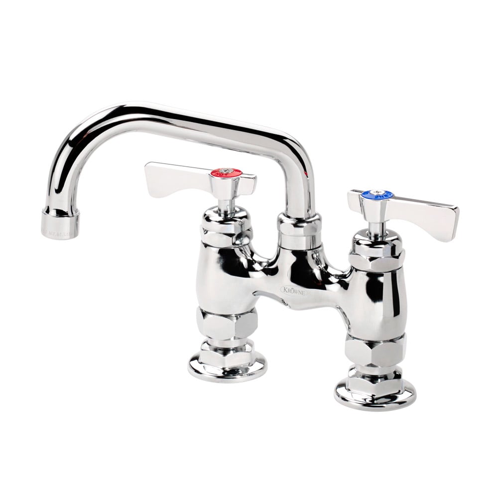 381-15406L Deck Mount Faucet - 6" Swing Spout, 4" Centers