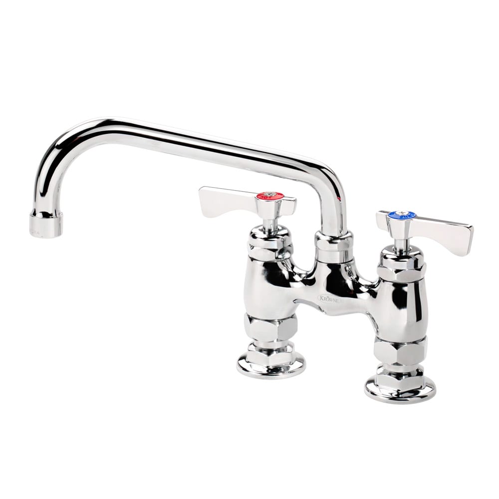 381-15408L Deck Mount Faucet - 8" Swing Spout, 4" Centers