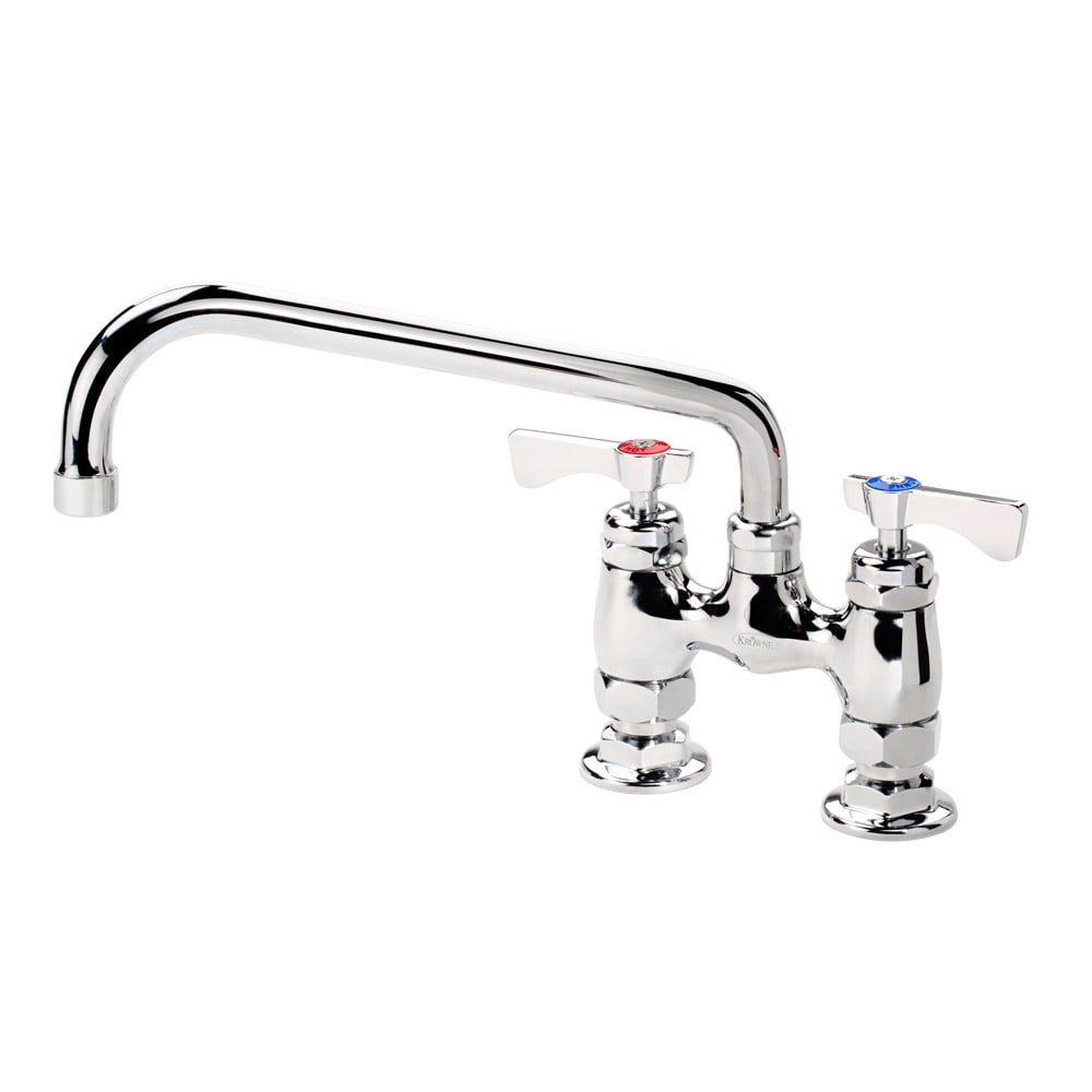 381-15410L Deck Mount Faucet - 10" Swing Spout, 4" Centers