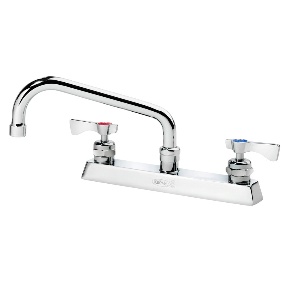 381-15508L Deck Mount Faucet - 8" Swing Spout, 8" Centers