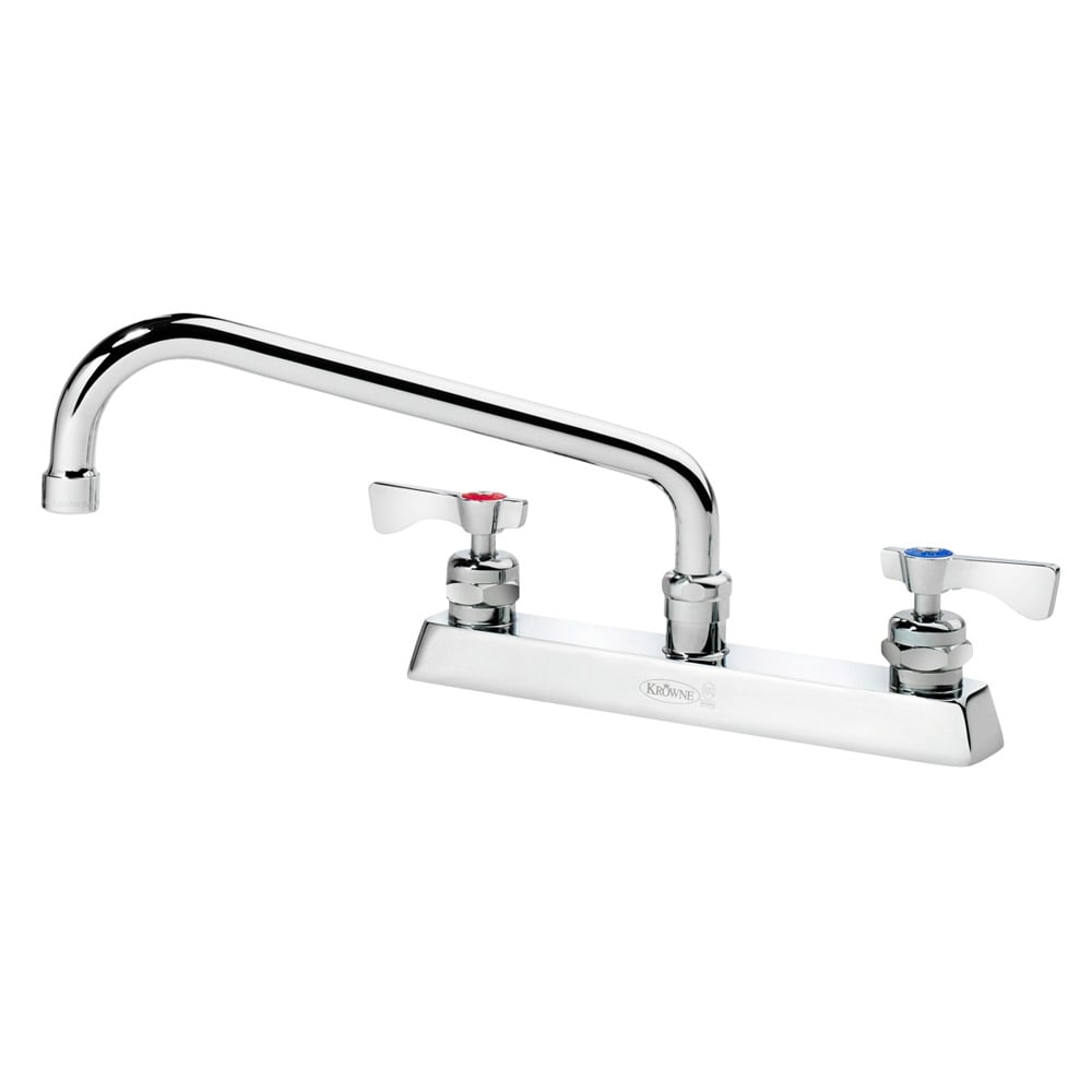 381-15510L Deck Mount Faucet - 10" Swing Spout, 8" Centers