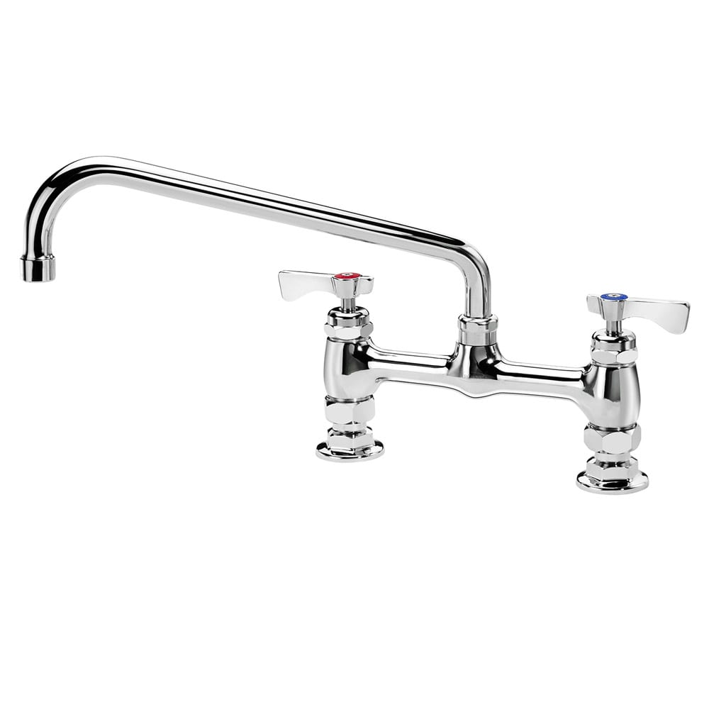 381-15810L Deck Mount Faucet - 10" Swing Spout, 8" Centers