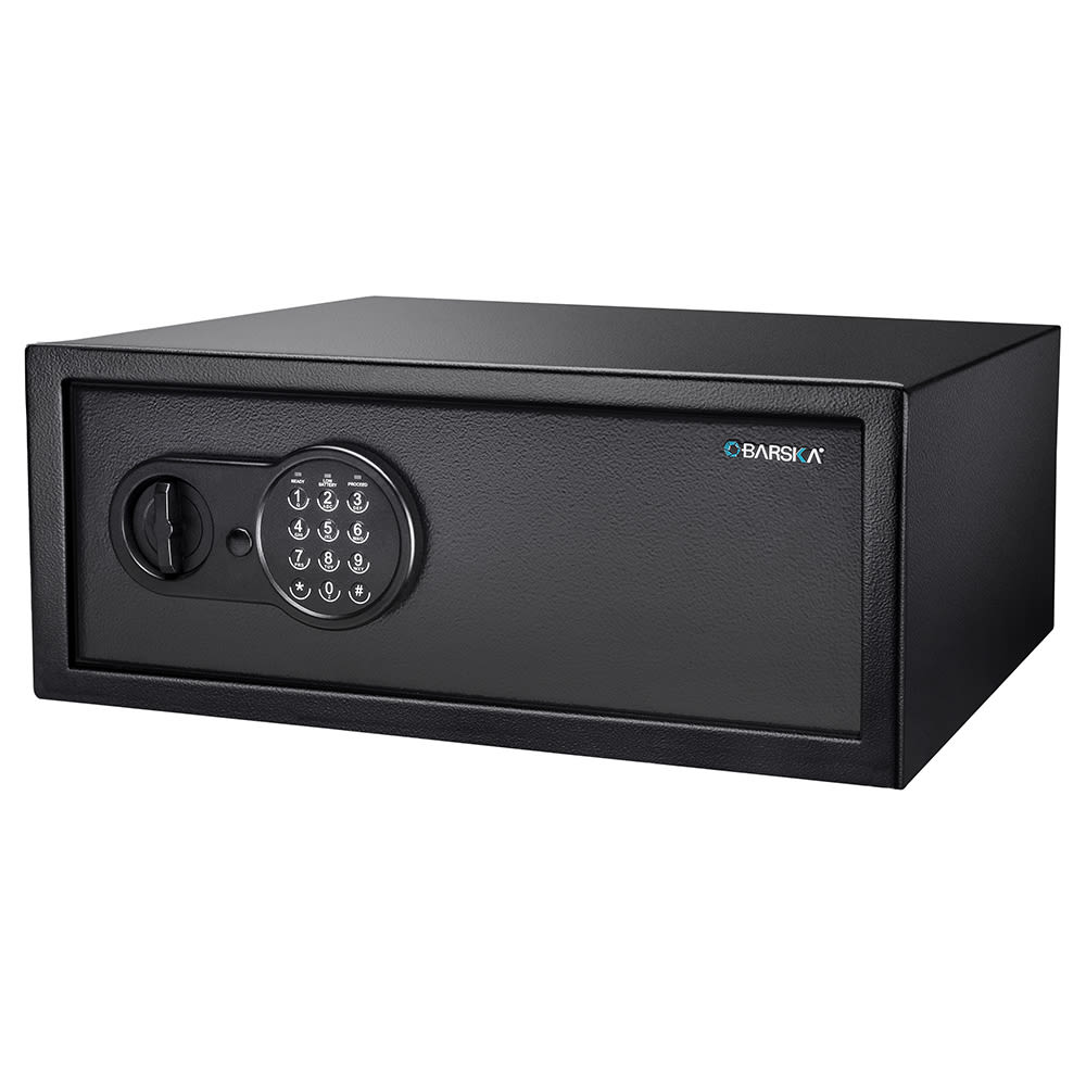 470-AX13090 1.2 cu ft Safe w/ Keypad Lock - Steel, Black