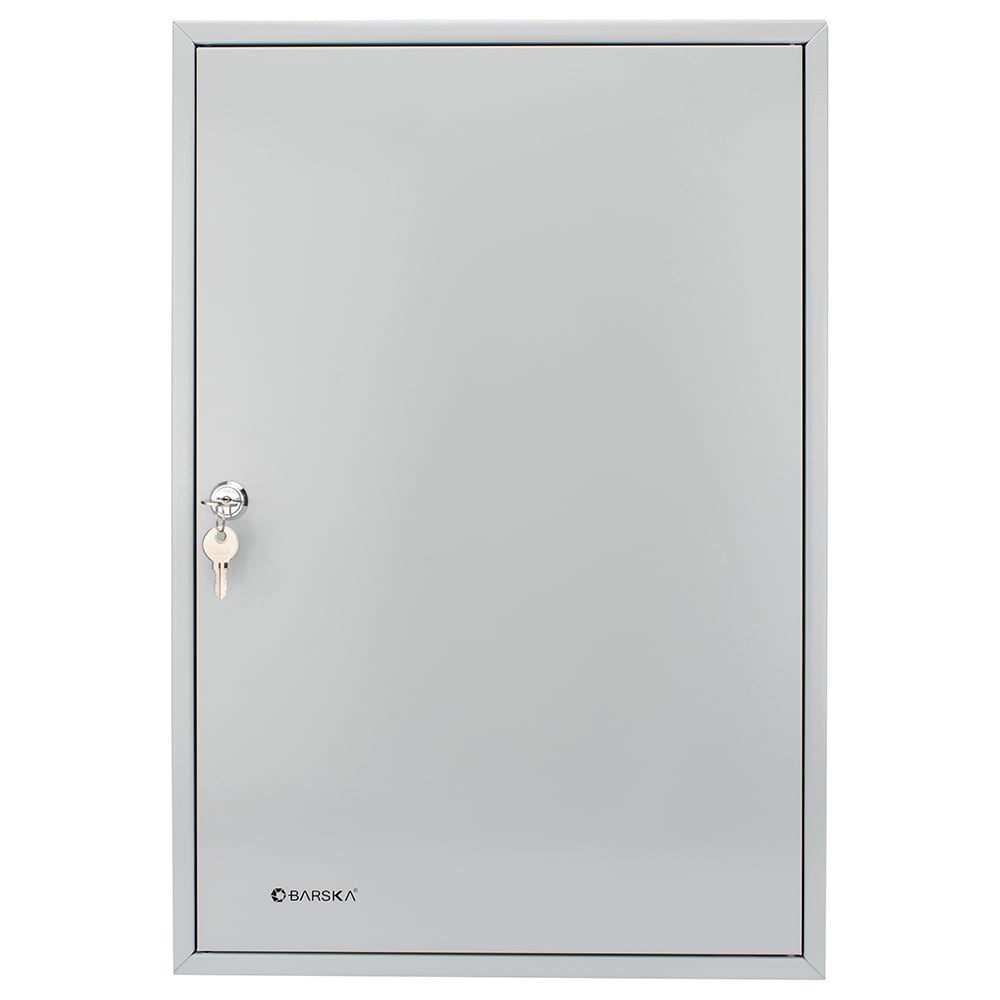 Barska 160 Key Cabinet w/ Key Lock - Steel, Gray (CB12492)