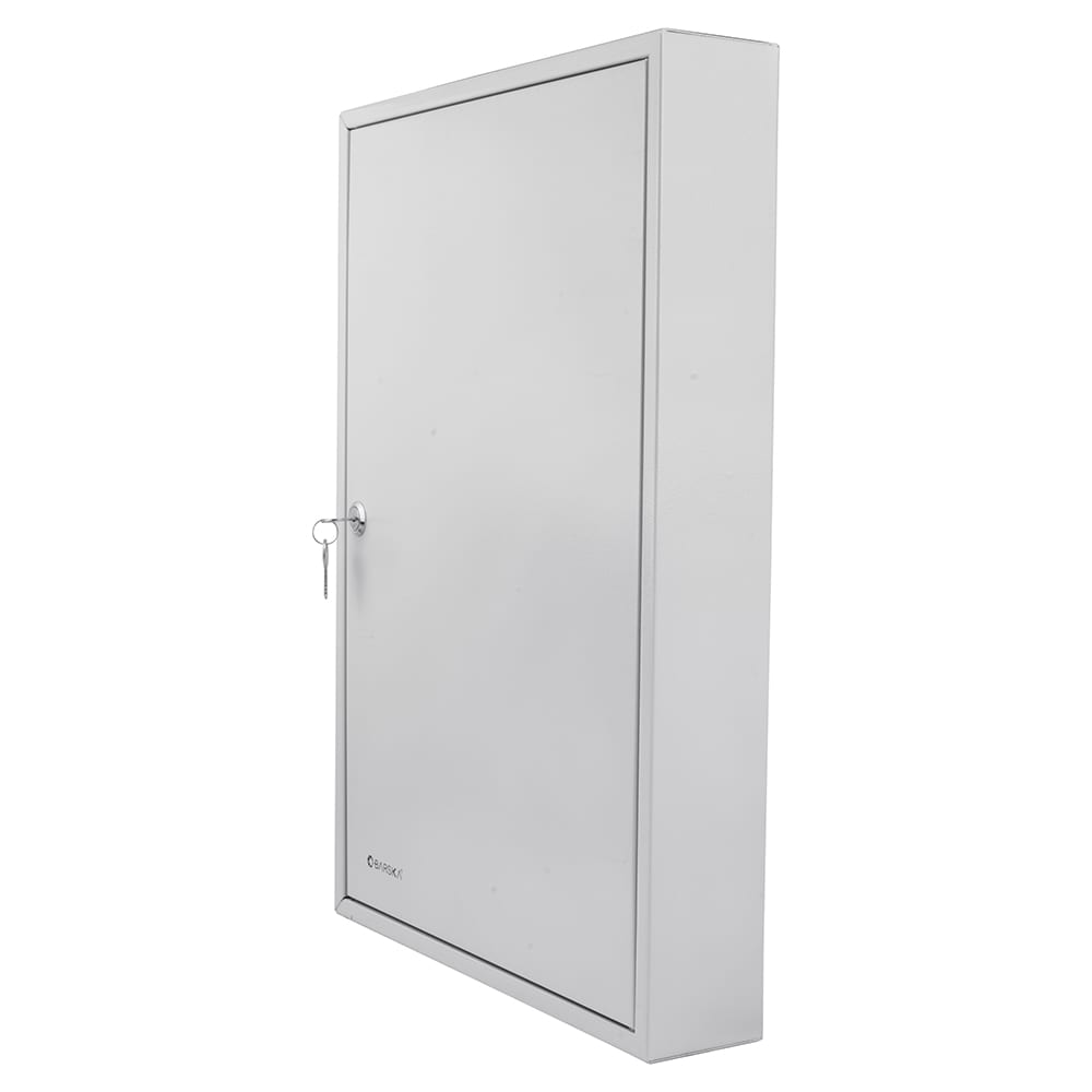 Barska 100 Key Cabinet w/ Key Lock - Steel, Gray (CB12956)