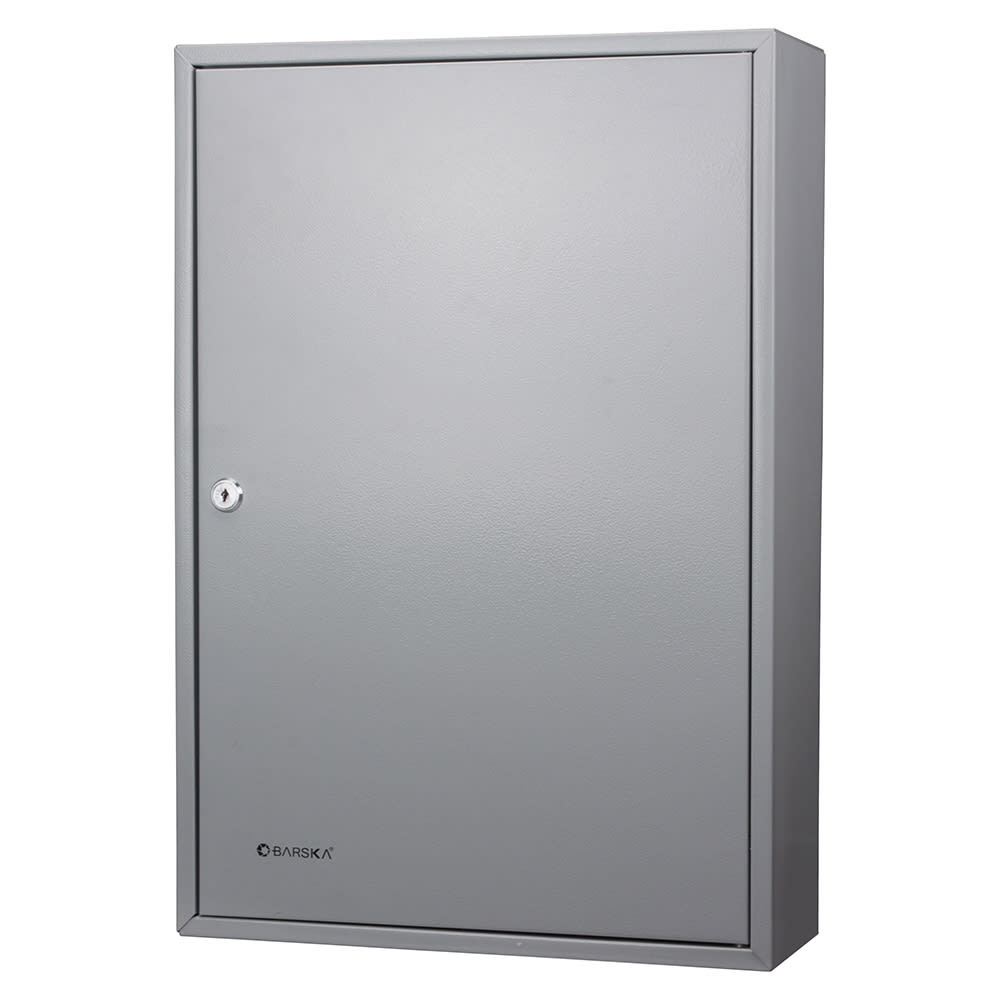 470-CB13236 150 Key Cabinet w/ Key Lock - Steel, Gray