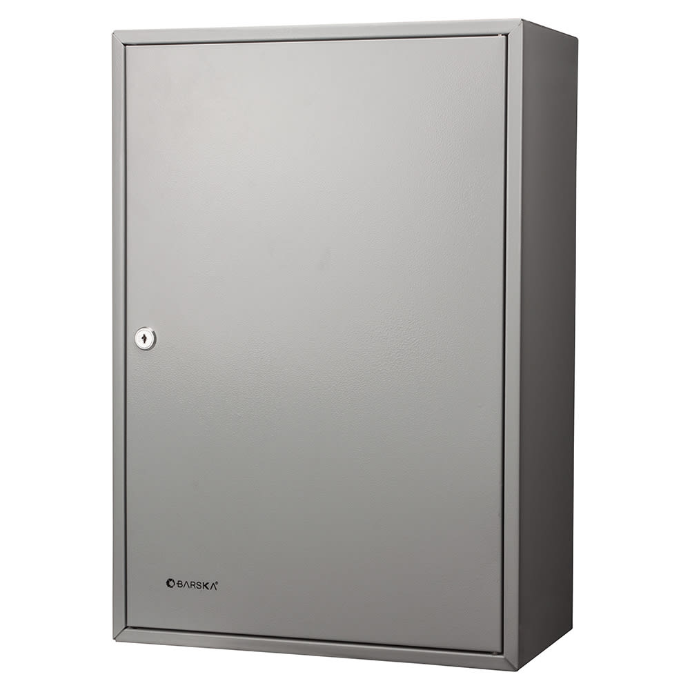 470-CB13238 300 Key Cabinet w/ Key Lock - Steel, Gray