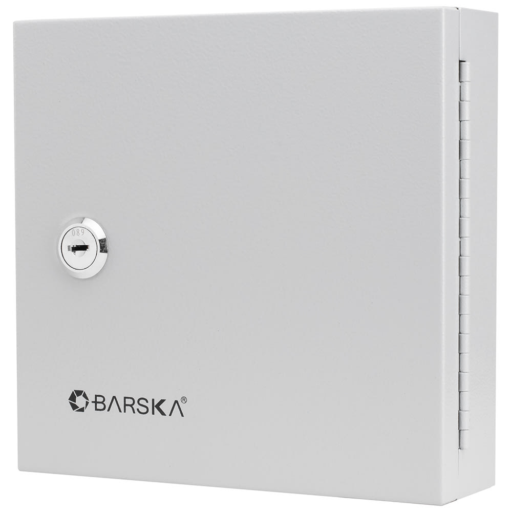 470-CB13362 10 Key Cabinet w/ Key Lock - Steel, Gray
