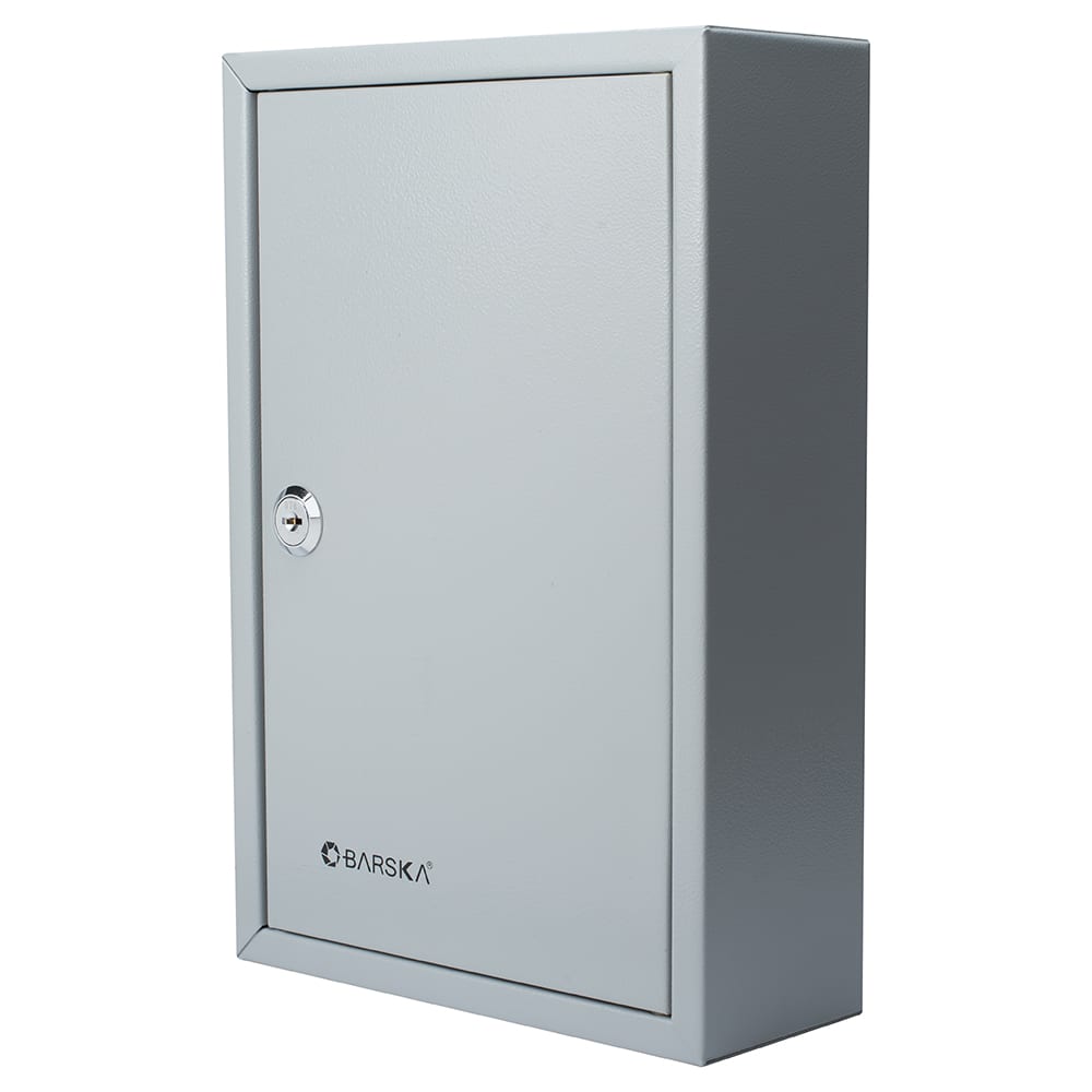 470-CB13364 40 Key Cabinet w/ Key Lock - Steel, Gray