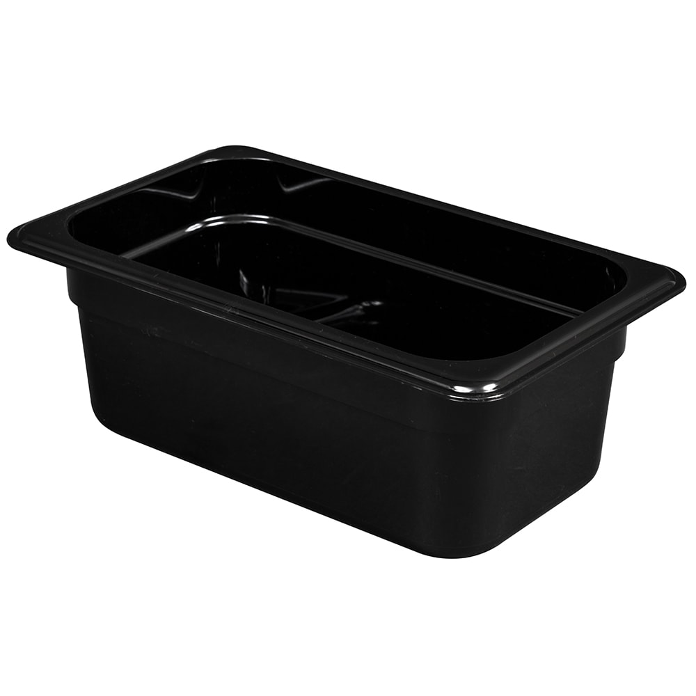 144-44HP110 4"D Quarter Size High Temp Food Pan - Non-Stick
