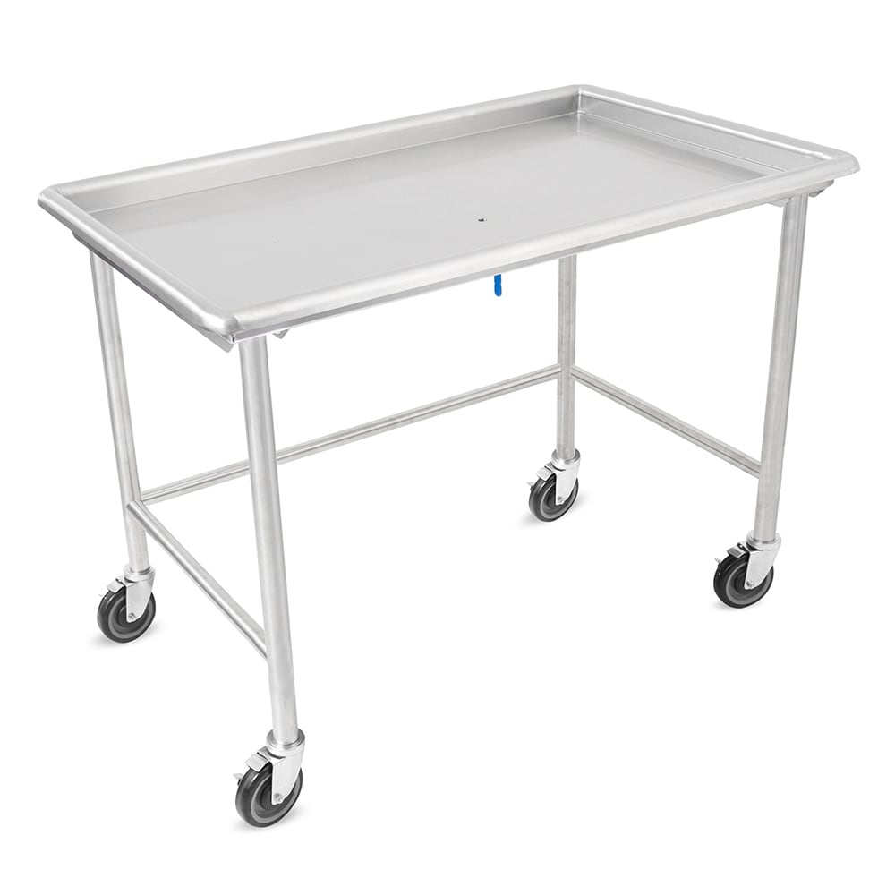 416-DST63037SBWCX Mobile Sorting Table w/ 3" Raised Edge - 36 7/8"W x 30 3/8"D, St...