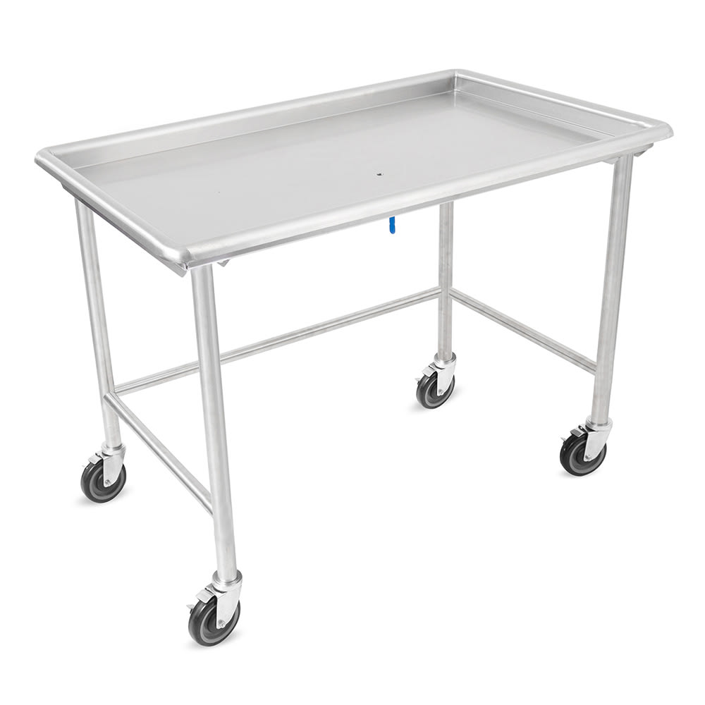 416-DST63049SBWCX Mobile Sorting Table w/ 3" Raised Edge - 48 7/8"W x 30 3/8"D, St...
