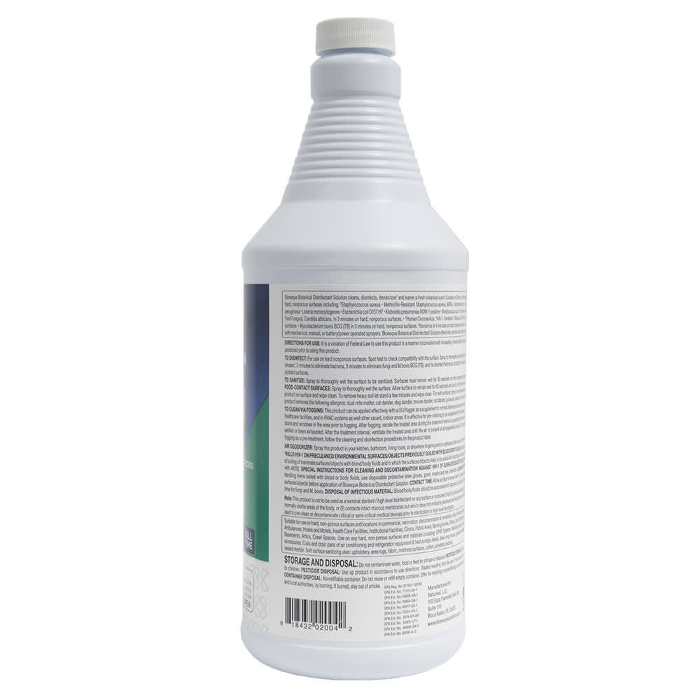 Bioesque BIOQT Botanical Disinfectant Solution Quart
