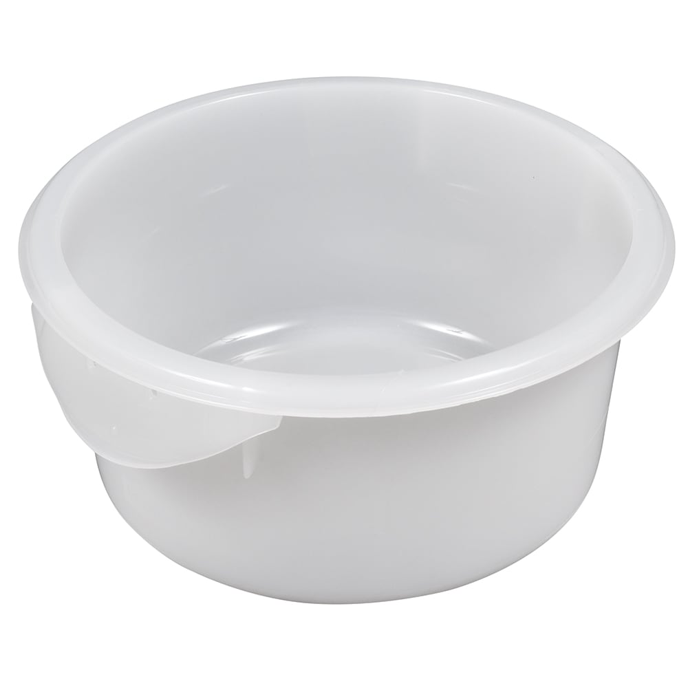 007-5720 2 qt Round Storage Container - White Poly