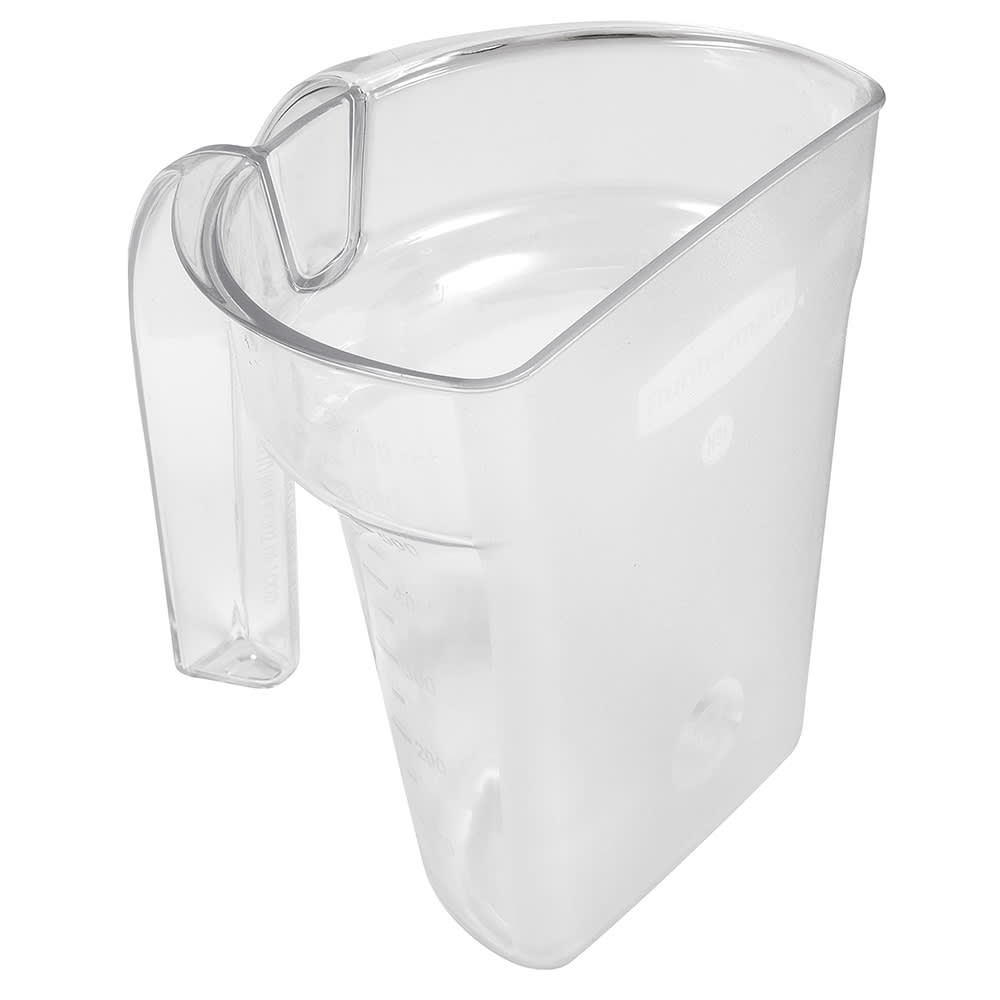 007-9G52 24 oz Safety Portioning Scoop - Clear