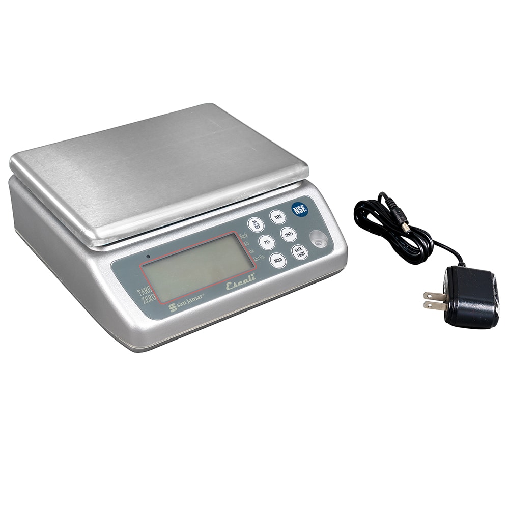 094-SCDG33WD 33 lb Rectagular Wash Down Digital Scale - 8 1/4" x 8 1/2", Stainless