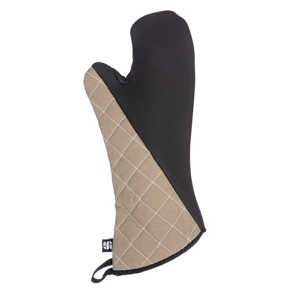 094-810CM17 17" BestGrip™ Conventional Oven Mitt - Neoprene, Tan