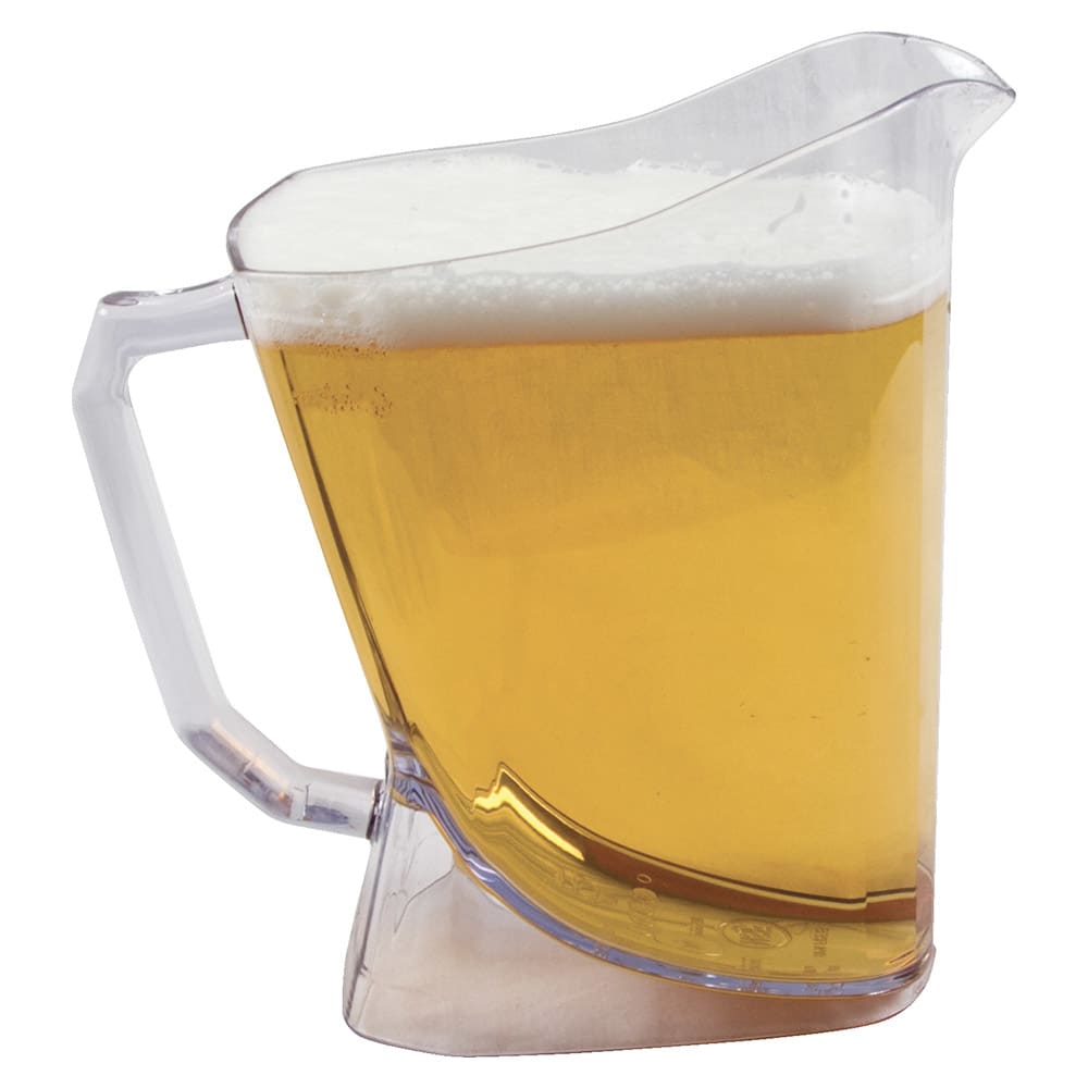 094-PPP60 60 oz Plastic Pitcher w/ Target Line, Clear