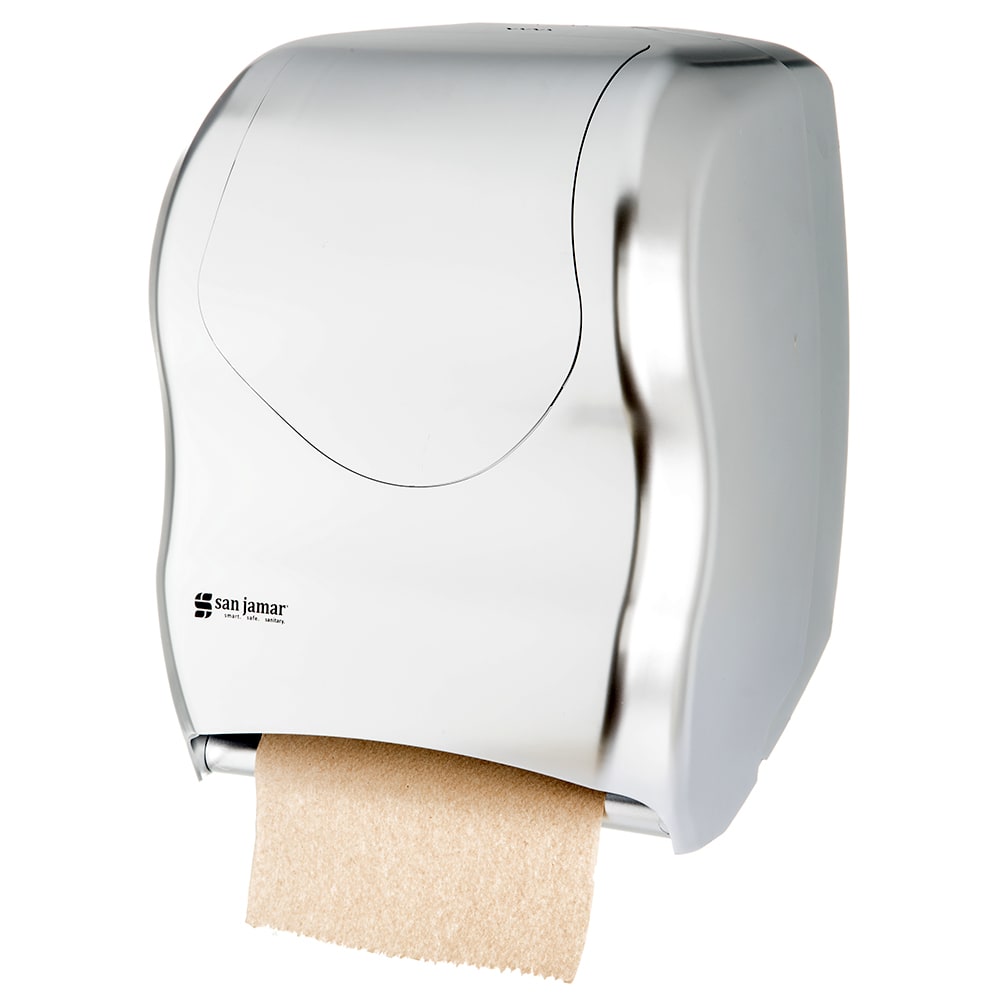 094-T1370SS Wall Mount Touchless Roll Paper Towel Dispenser - Plastic, Stainless