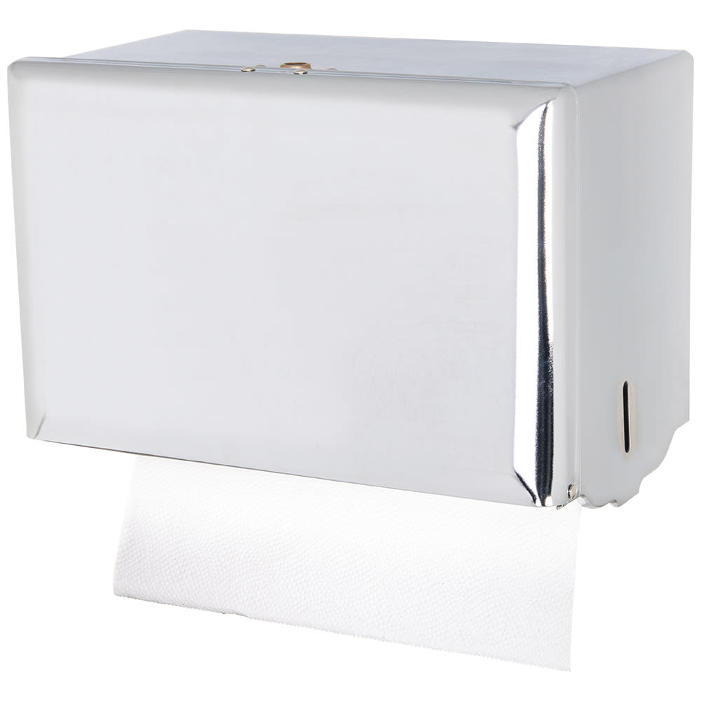 094-T1800XC Wall Mount Paper Towel Dispenser for Singlefold - Steel, Bright Chrome