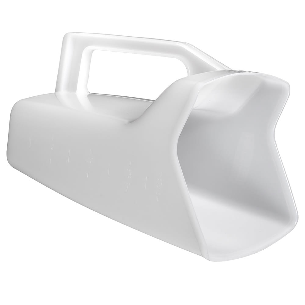 007-2885 64 oz Utility Scoop - Poly, White