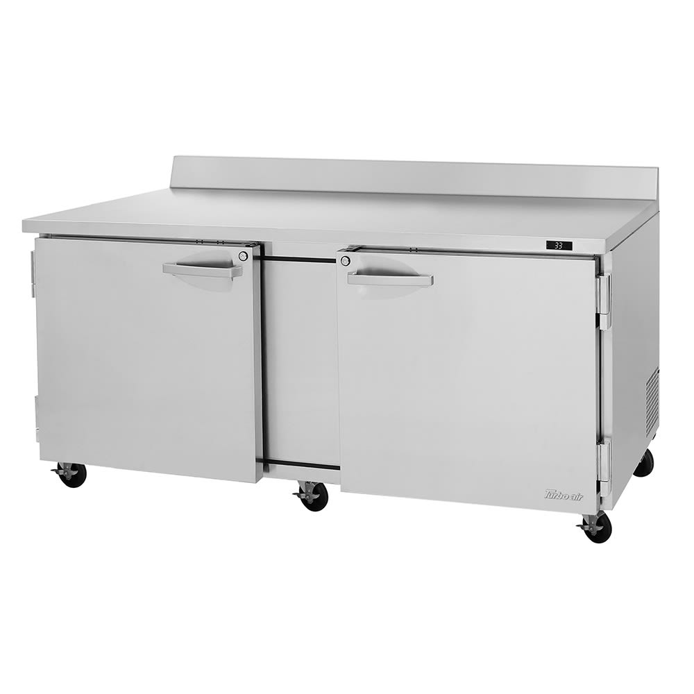 083-PWR72N 72 5/8" Worktop Refrigerator w/ 2 Doors, 115v