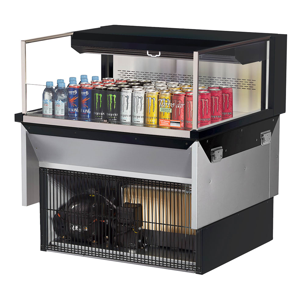 083-TOM36LUFB1SIN 35 7/8" Drop In Open Air Cooler w/ (1) Level, 115v