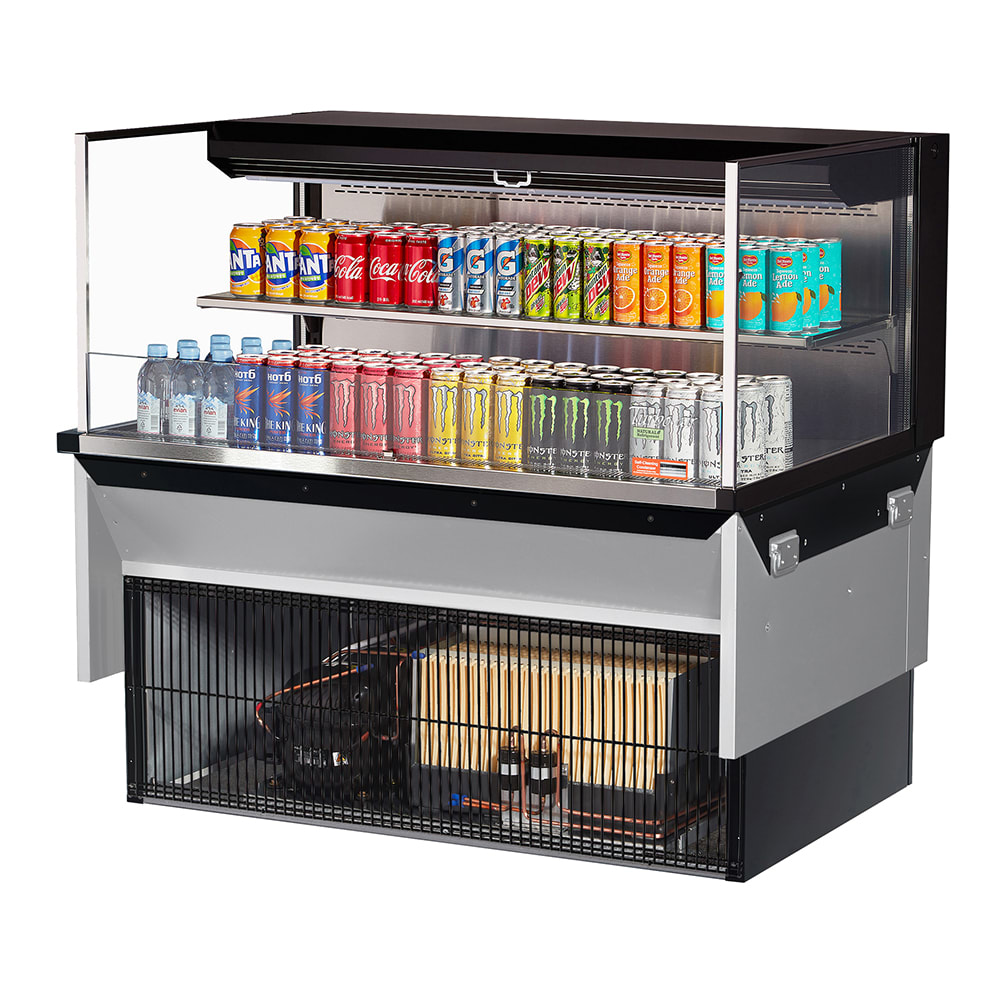 083-TOM48LUFB2SIN 47 7/8" Drop In Open Air Cooler w/ (2) Levels, 115v