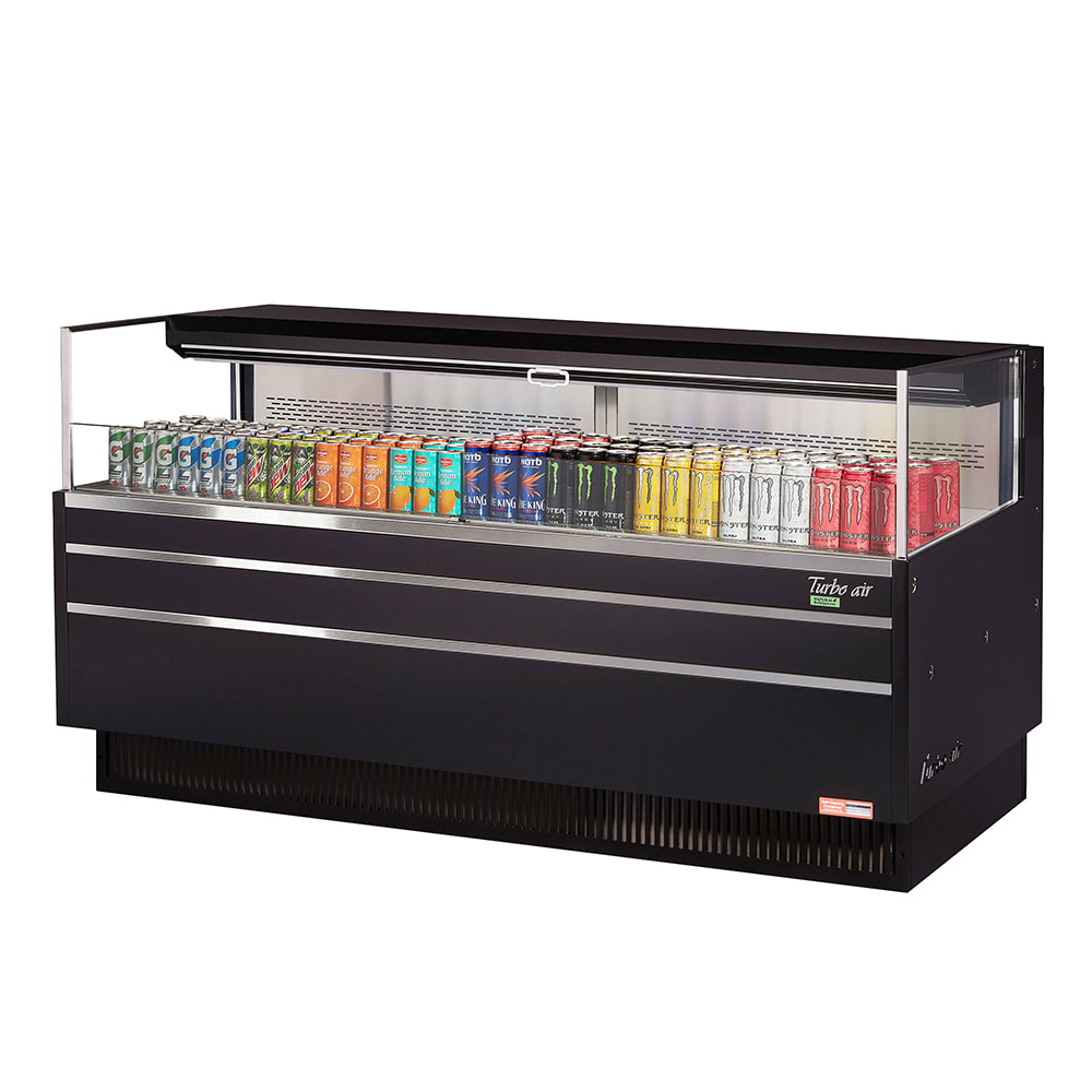 083-TOM72LUFB1SN 70 3/4" Horizontal Open Air Cooler w/ (1) Level, 220v/1ph