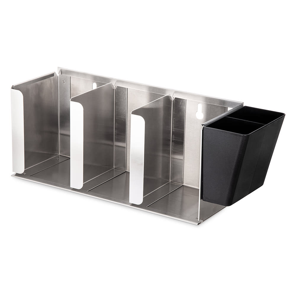 094-L1014 Lid Organizer, Adjustable Dividers, 3 Stacks, SS