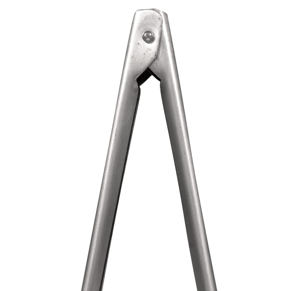 Winco UT-16HT Extra-Heavyweight 16 Long 1.2 mm Thick Stainless Steel  Coiled-Spring Scalloped-Edge Utility Tongs